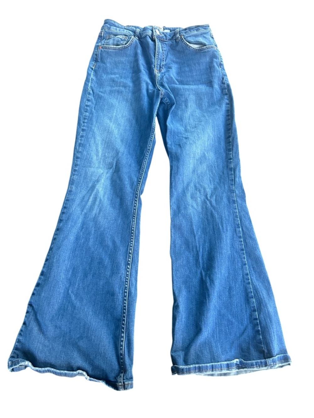BDG Urban Outfitters Flare Jeans Womens 32 x 32 High Rise Medium Wash Denim